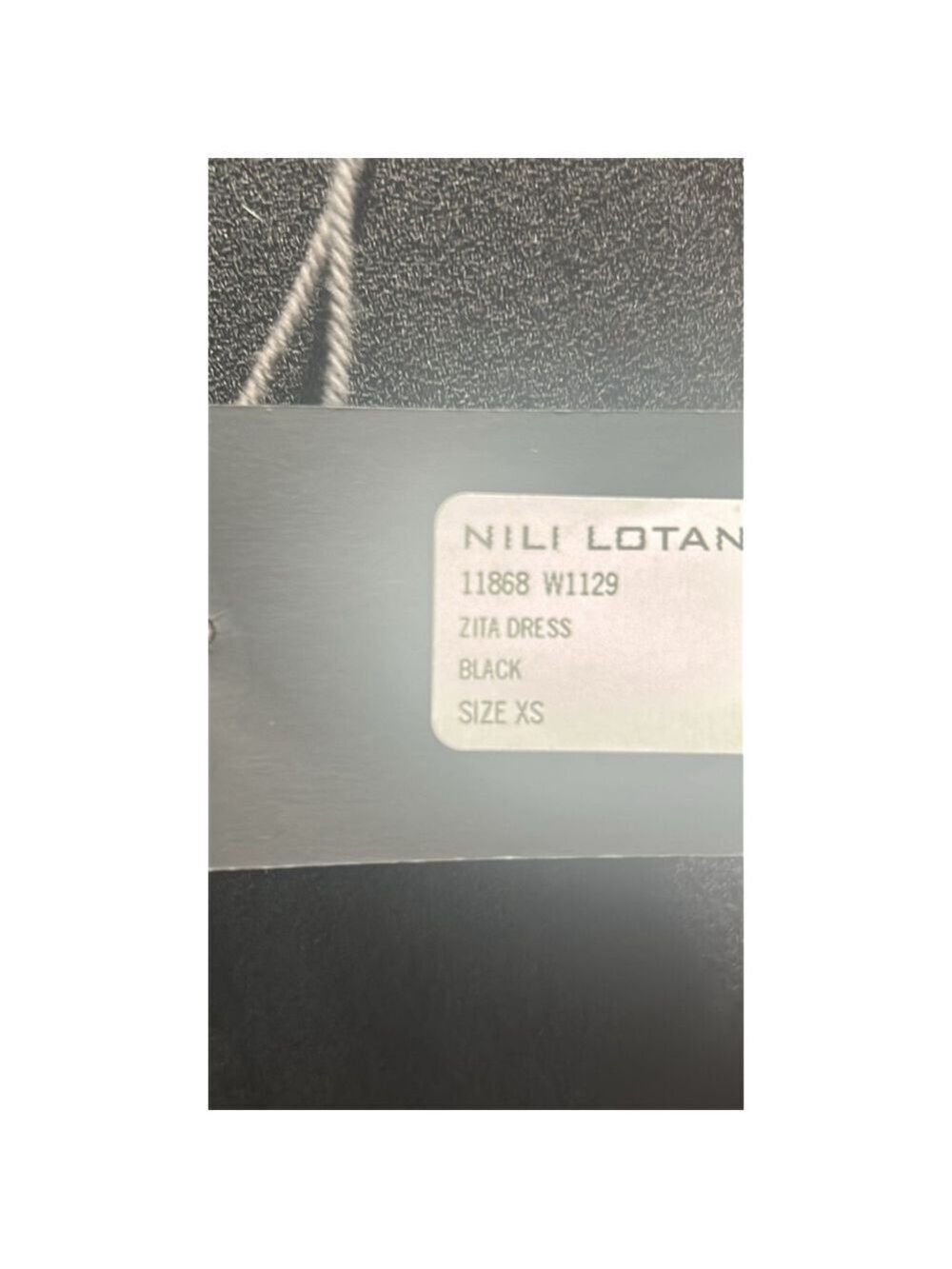 Nili Lotan Zita Black Oversized Dress XS Black - Picture 5 of 9